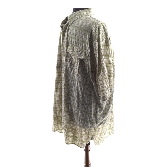 Duluth Trading Co. Men Tall Buttondown Plaid Shirt - Picture 3 of 11